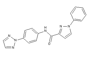 1-phenyl-N-[4-(triazol-2-yl)phenyl]pyrazole-3-carboxamide