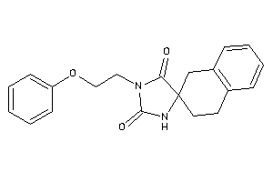 3-(2-phenoxyethyl)spiro[imidazolidine-5,2'-tetralin]-2,4-quinone