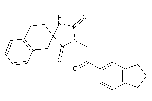 Image of 3-(2-indan-5-yl-2-keto-ethyl)spiro[imidazolidine-5,2'-tetralin]-2,4-quinone