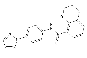 N-[4-(triazol-2-yl)phenyl]-2,3-dihydro-1,4-benzodioxine-5-carboxamide