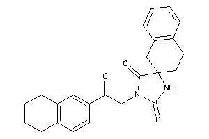 3-(2-keto-2-tetralin-6-yl-ethyl)spiro[imidazolidine-5,2'-tetralin]-2,4-quinone