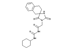 N-(cyclohexylcarbamoyl)-2-(2,5-diketospiro[imidazolidine-4,2'-tetralin]-1-yl)acetamide