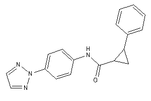 2-phenyl-N-[4-(triazol-2-yl)phenyl]cyclopropanecarboxamide