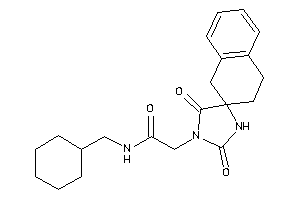 N-(cyclohexylmethyl)-2-(2,5-diketospiro[imidazolidine-4,2'-tetralin]-1-yl)acetamide