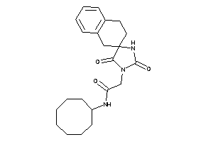 N-cyclooctyl-2-(2,5-diketospiro[imidazolidine-4,2'-tetralin]-1-yl)acetamide