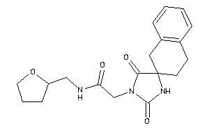 2-(2,5-diketospiro[imidazolidine-4,2'-tetralin]-1-yl)-N-(tetrahydrofurfuryl)acetamide