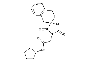 N-cyclopentyl-2-(2,5-diketospiro[imidazolidine-4,2'-tetralin]-1-yl)acetamide