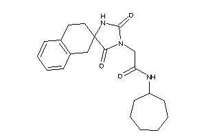 N-cycloheptyl-2-(2,5-diketospiro[imidazolidine-4,2'-tetralin]-1-yl)acetamide