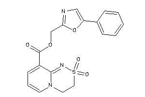 2,2-diketo-3,4-dihydropyrido[2,1-c][1,2,4]thiadiazine-9-carboxylic Acid (5-phenyloxazol-2-yl)methyl Ester