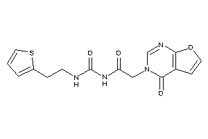 2-(4-ketofuro[2,3-d]pyrimidin-3-yl)-N-[2-(2-thienyl)ethylcarbamoyl]acetamide