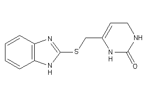 6-[(1H-benzimidazol-2-ylthio)methyl]-3,4-dihydro-1H-pyrimidin-2-one
