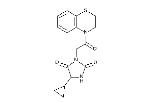 5-cyclopropyl-3-[2-(2,3-dihydro-1,4-benzothiazin-4-yl)-2-keto-ethyl]hydantoin