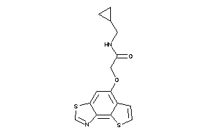 N-(cyclopropylmethyl)-2-thieno[2,3-e][1,3]benzothiazol-5-yloxy-acetamide