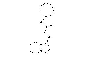 N-cycloheptyl-2-(indolizidin-1-ylamino)acetamide