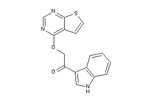 1-(1H-indol-3-yl)-2-thieno[2,3-d]pyrimidin-4-yloxy-ethanone