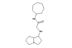 Image of N-cycloheptyl-2-(pyrrolizidin-1-ylamino)acetamide