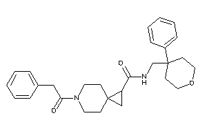 6-(2-phenylacetyl)-N-[(4-phenyltetrahydropyran-4-yl)methyl]-6-azaspiro[2.5]octane-1-carboxamide