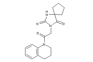 3-[2-(3,4-dihydro-2H-quinolin-1-yl)-2-keto-ethyl]-1,3-diazaspiro[4.4]nonane-2,4-quinone