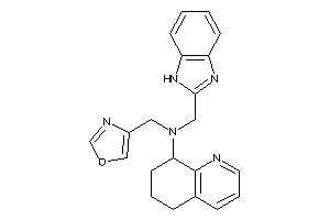 Image of 1H-benzimidazol-2-ylmethyl-(oxazol-4-ylmethyl)-(5,6,7,8-tetrahydroquinolin-8-yl)amine