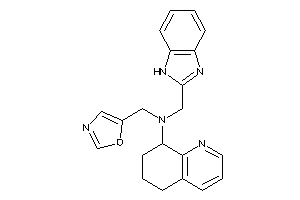 Image of 1H-benzimidazol-2-ylmethyl-(oxazol-5-ylmethyl)-(5,6,7,8-tetrahydroquinolin-8-yl)amine