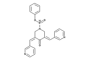 Image of 1-phenoxyphosphonoyl-3,5-bis(3-pyridylmethylene)-4-piperidone