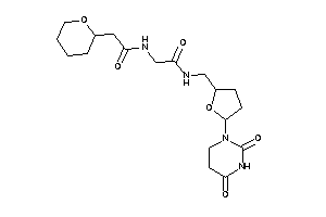 N-[[5-(2,4-diketohexahydropyrimidin-1-yl)tetrahydrofuran-2-yl]methyl]-2-[(2-tetrahydropyran-2-ylacetyl)amino]acetamide