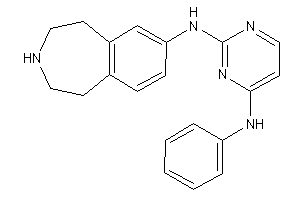 (4-anilinopyrimidin-2-yl)-(2,3,4,5-tetrahydro-1H-3-benzazepin-7-yl)amine