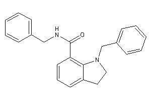 N,1-dibenzylindoline-7-carboxamide