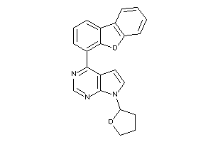 4-dibenzofuran-4-yl-7-(tetrahydrofuryl)pyrrolo[2,3-d]pyrimidine