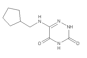 6-(cyclopentylmethylamino)-2H-1,2,4-triazine-3,5-quinone