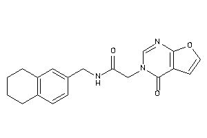 2-(4-ketofuro[2,3-d]pyrimidin-3-yl)-N-(tetralin-6-ylmethyl)acetamide