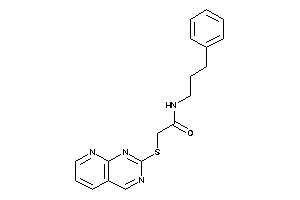 N-(3-phenylpropyl)-2-(pyrido[2,3-d]pyrimidin-2-ylthio)acetamide