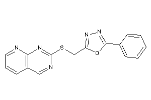 Image of 2-phenyl-5-[(pyrido[2,3-d]pyrimidin-2-ylthio)methyl]-1,3,4-oxadiazole