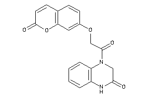 4-[2-(2-ketochromen-7-yl)oxyacetyl]-1,3-dihydroquinoxalin-2-one