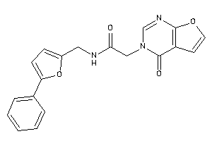 2-(4-ketofuro[2,3-d]pyrimidin-3-yl)-N-[(5-phenyl-2-furyl)methyl]acetamide