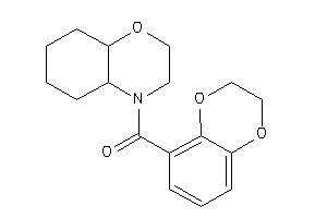 2,3,4a,5,6,7,8,8a-octahydrobenzo[b][1,4]oxazin-4-yl(2,3-dihydro-1,4-benzodioxin-5-yl)methanone