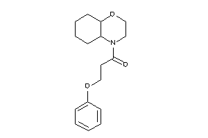 1-(2,3,4a,5,6,7,8,8a-octahydrobenzo[b][1,4]oxazin-4-yl)-3-phenoxy-propan-1-one