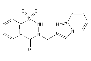 3-(imidazo[1,2-a]pyridin-2-ylmethyl)-1,1-diketo-2H-benzo[e]thiadiazin-4-one