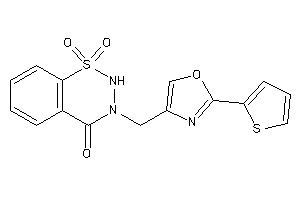 Image of 1,1-diketo-3-[[2-(2-thienyl)oxazol-4-yl]methyl]-2H-benzo[e]thiadiazin-4-one