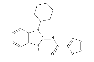 N-(3-cyclohexyl-1H-benzimidazol-2-ylidene)thiophene-2-carboxamide