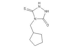4-(cyclopentylmethyl)-5-thioxo-1,2,4-triazolidin-3-one