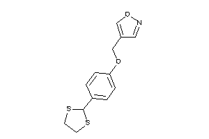 Image of 4-[[4-(1,3-dithiolan-2-yl)phenoxy]methyl]isoxazole