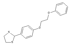 2-[4-(2-phenoxyethoxy)phenyl]-1,3-dithiolane