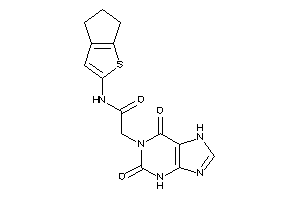 N-(5,6-dihydro-4H-cyclopenta[b]thiophen-2-yl)-2-(2,6-diketo-3,7-dihydropurin-1-yl)acetamide