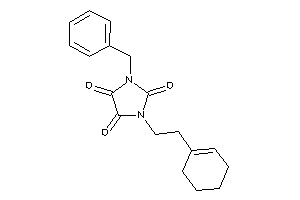 1-benzyl-3-(2-cyclohexen-1-ylethyl)imidazolidine-2,4,5-trione