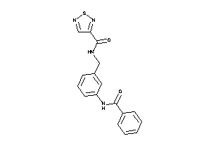 N-(3-benzamidobenzyl)-1,2,5-thiadiazole-3-carboxamide