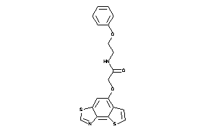 N-(2-phenoxyethyl)-2-thieno[2,3-e][1,3]benzothiazol-5-yloxy-acetamide