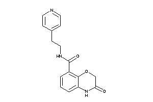 3-keto-N-[2-(4-pyridyl)ethyl]-4H-1,4-benzoxazine-8-carboxamide