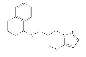 4,5,6,7-tetrahydropyrazolo[1,5-a]pyrimidin-6-ylmethyl(tetralin-1-yl)amine