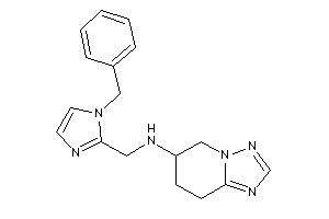 (1-benzylimidazol-2-yl)methyl-(5,6,7,8-tetrahydro-[1,2,4]triazolo[1,5-a]pyridin-6-yl)amine